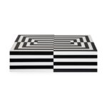 Op Art Box Black and White Large